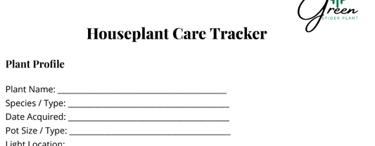 Printable Houseplant Care Tracker – Keep Every Plant Happy!
